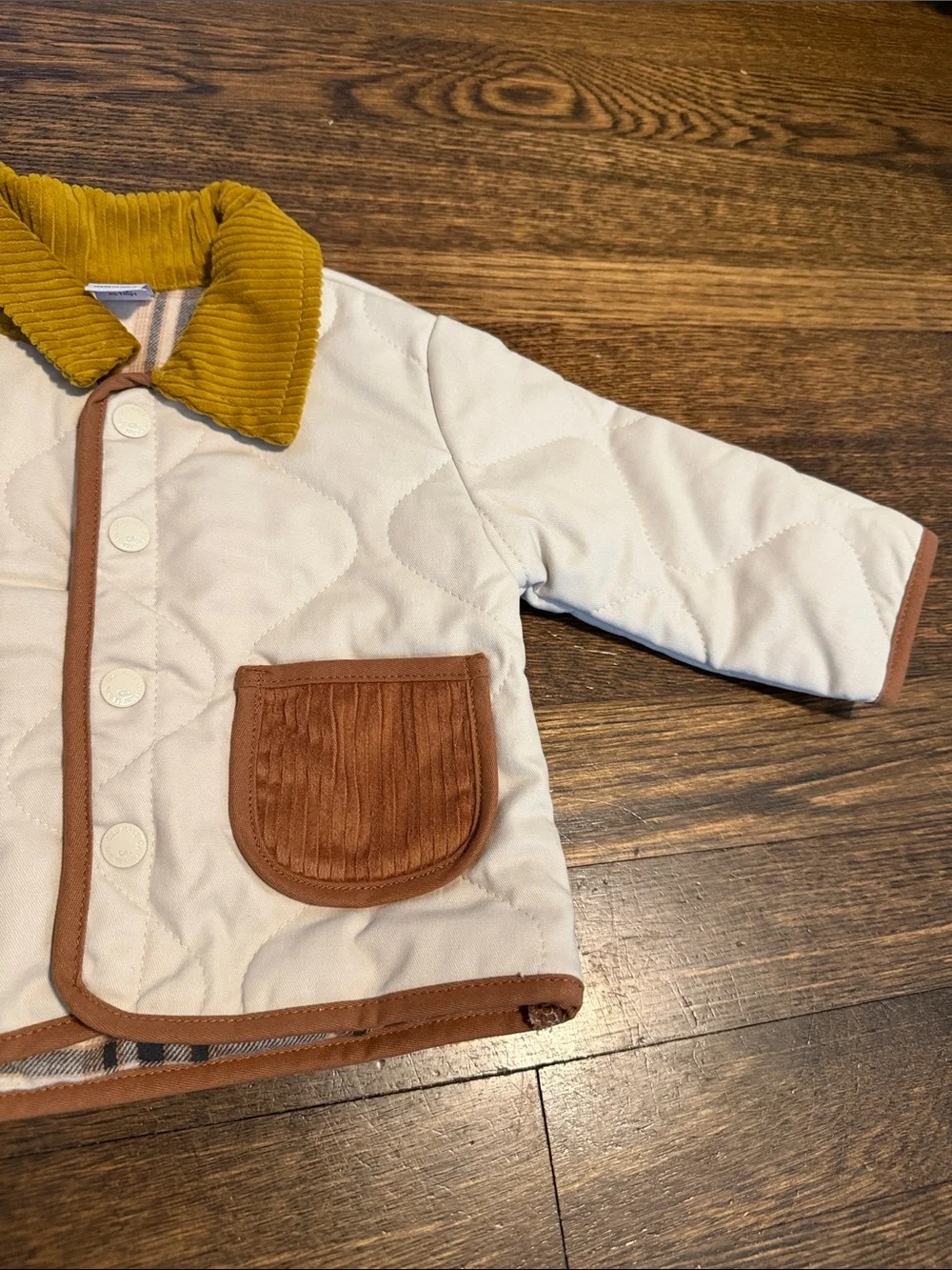 Old Navy quilted ivory